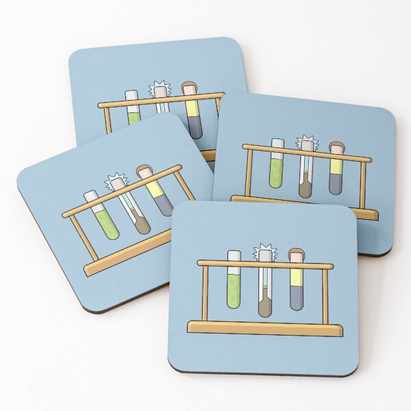Rick & Morty Science Coasters (Set of 4)