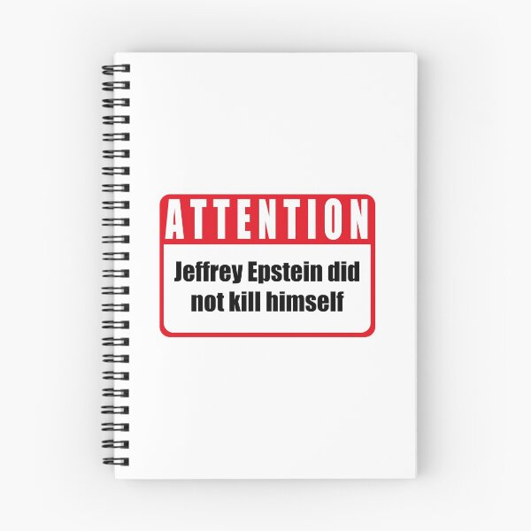 Item preview, Attention Sign - Epstein Didnt Kill Himself i designed and sold by Clandestocracy.