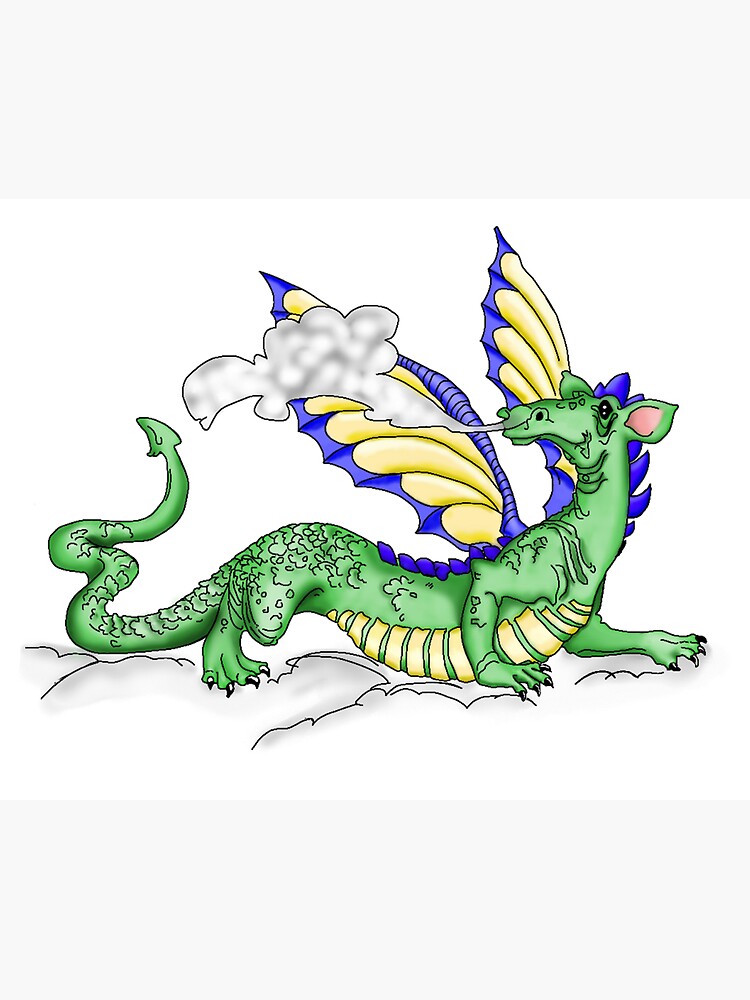 “Rubber Stamp Walking Dragon” Sticker by CherokeeGal1975 | Redbubble
