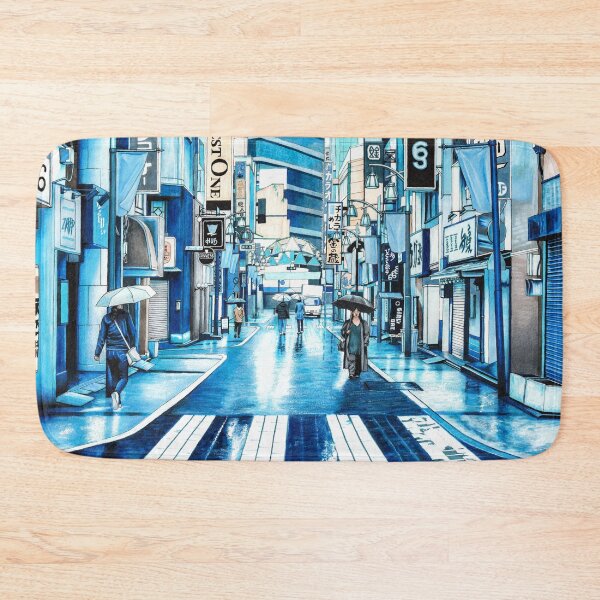 Item preview, Rainy Day in Tokyo designed and sold by ErinNicholls.