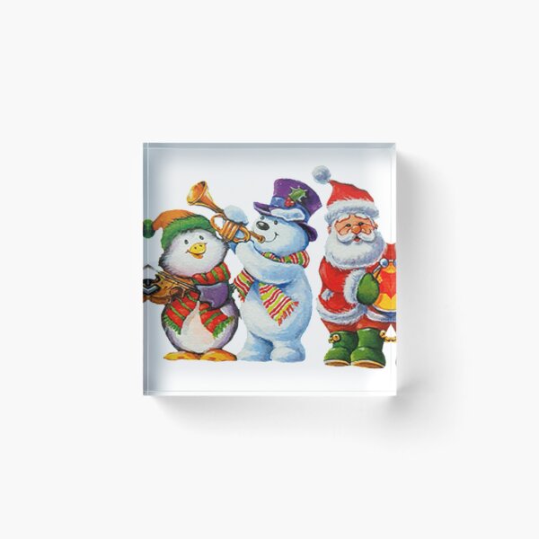 Item preview, Santa Claus - Snowman - Flightless - Bird - Christmas - Ornament - For Christmas designed and sold by kcandlish.