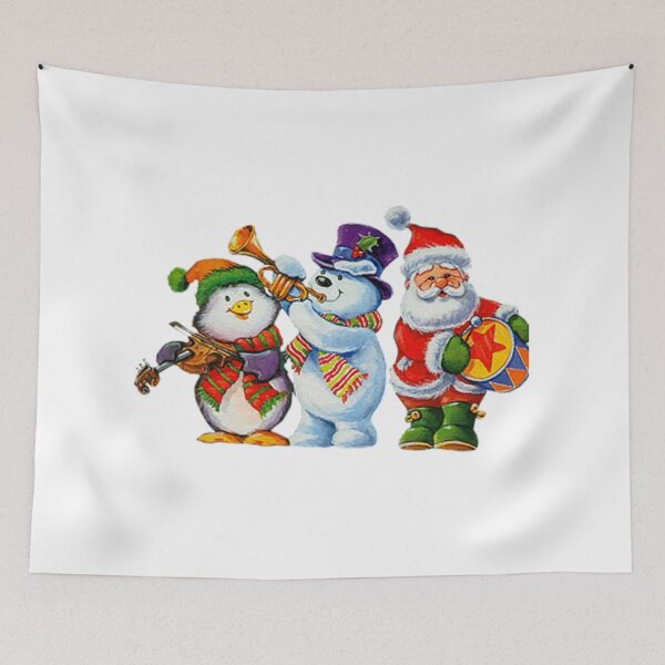 Item preview, Santa Claus - Snowman - Flightless - Bird - Christmas - Ornament - For Christmas designed and sold by kcandlish.