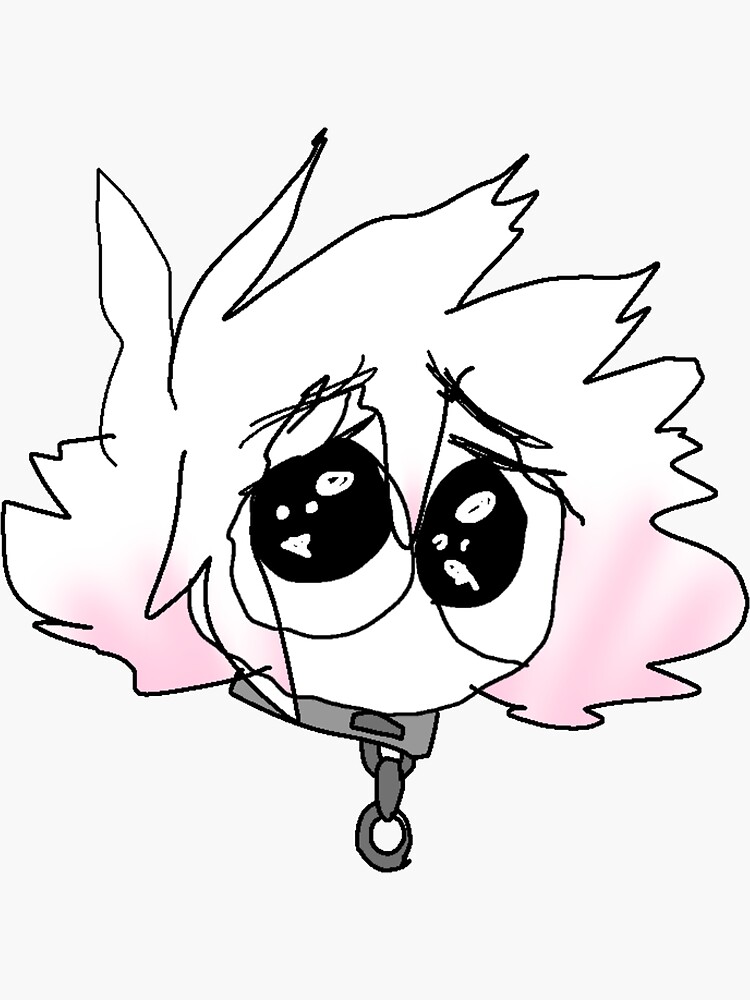 "Cursed emoji Nagito" Sticker by truedanganronpa | Redbubble