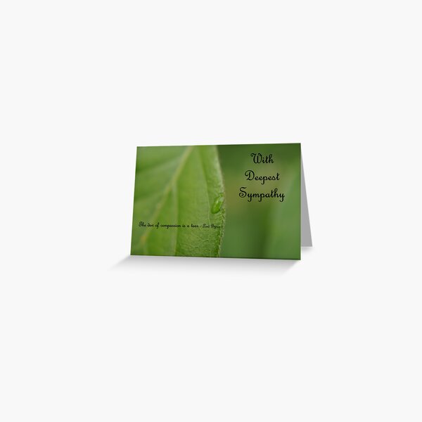 Sympathy Card 1 Greeting Card