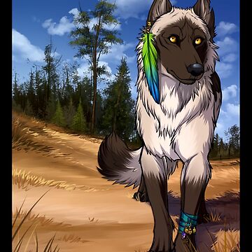 Artwork thumbnail, Pine Forest Wolf by cybercat