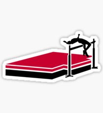 High jump Sticker
