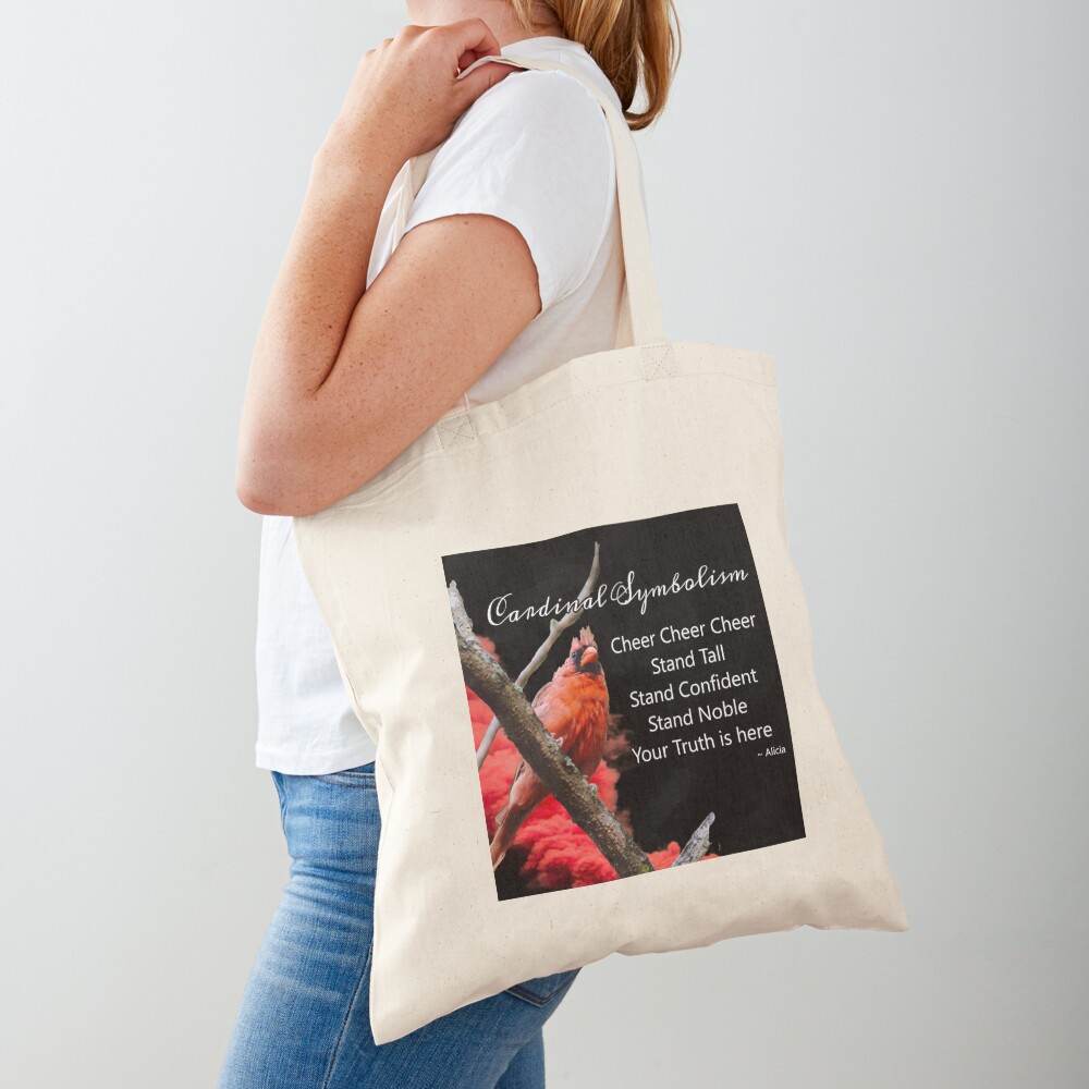 Cardinal Symbolism Tote Bag