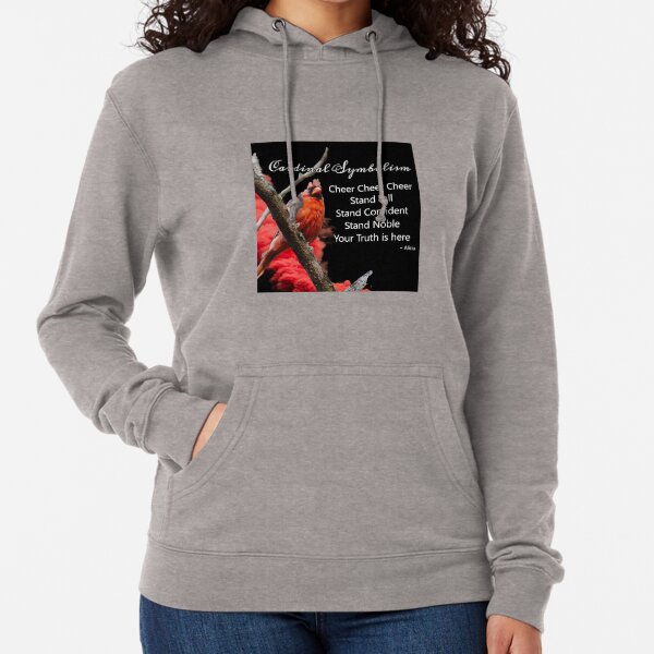Cardinal Symbolism Lightweight Hoodie