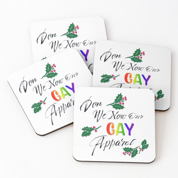Item preview, Don We Now Our Gay Apparel LGBT Christmas Holiday designed and sold by DesignsofWhimsy.