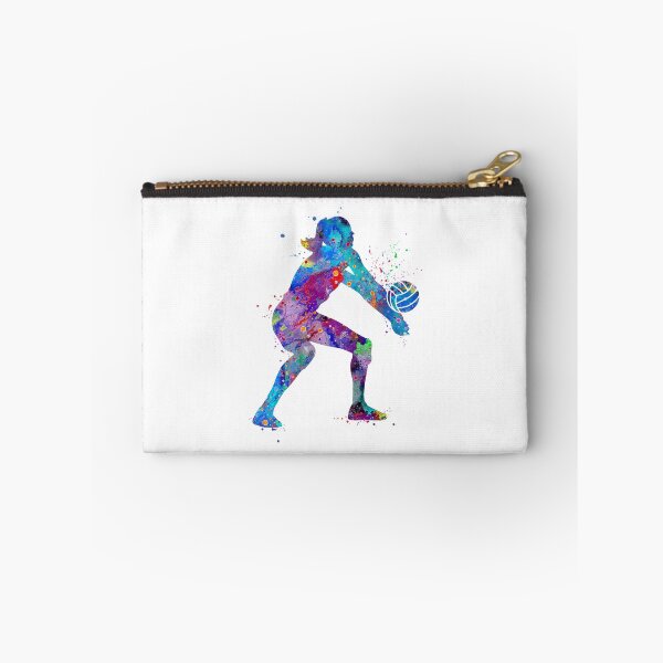 Item preview, Girl Volleyball Watercolor Painting Art Print Sports Gifts designed and sold by LotusGifts.