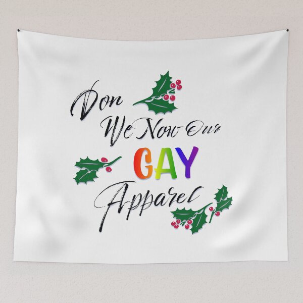 Item preview, Don We Now Our Gay Apparel LGBT Christmas Holiday designed and sold by DesignsofWhimsy.