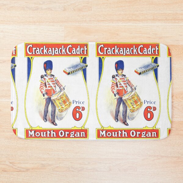 Item preview, Vintage Crackajack Cadet Mouth Organ Poster designed and sold by karwilberevivalcollection.