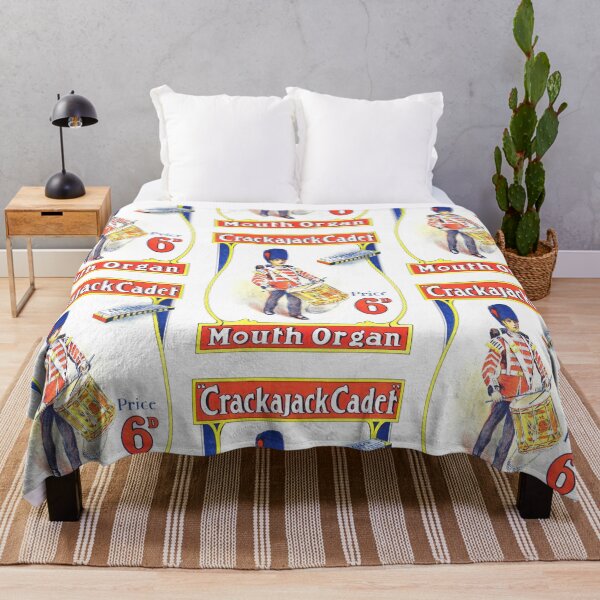 Item preview, Vintage Crackajack Cadet Mouth Organ Poster designed and sold by karwilberevivalcollection.
