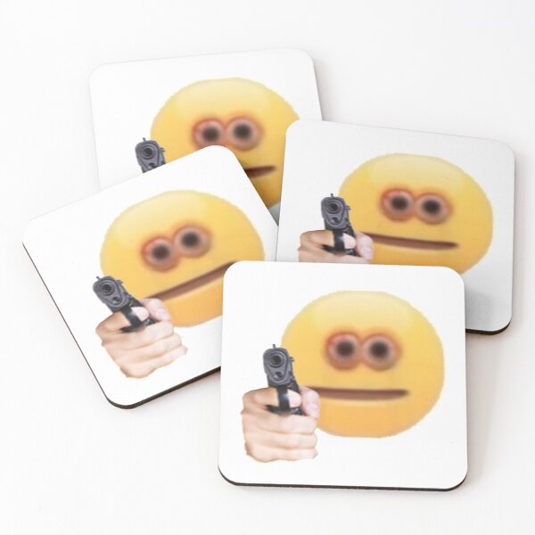 Cursed Emoji Meme Coasters for Sale