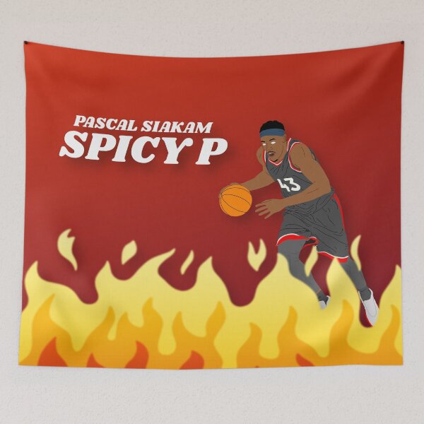 Item preview, Pascal Siakam Toronto Basketball Spicy P designed and sold by sportsign.