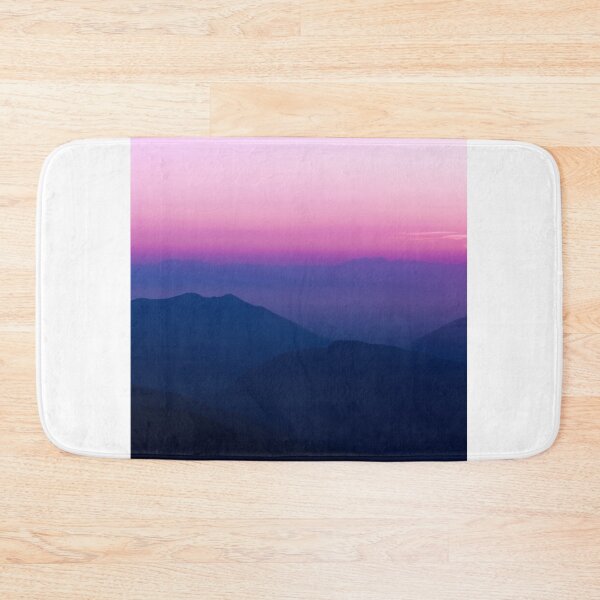 Item preview, Pink & Purple Clouds Cotton Candy Mountain Sunset  designed and sold by newburyboutique.