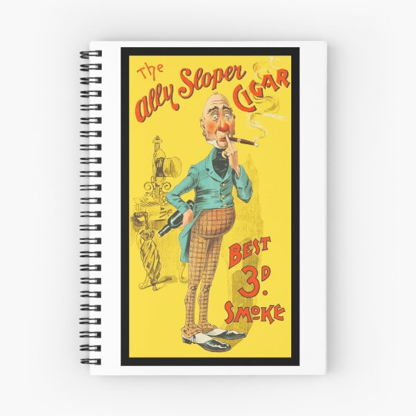 Item preview, Ally Sloper Cigar Advertising Poster designed and sold by karwilberevivalcollection.