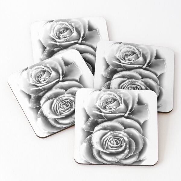 Item preview, Black and grey roses tattoo designed and sold by attracdionz.