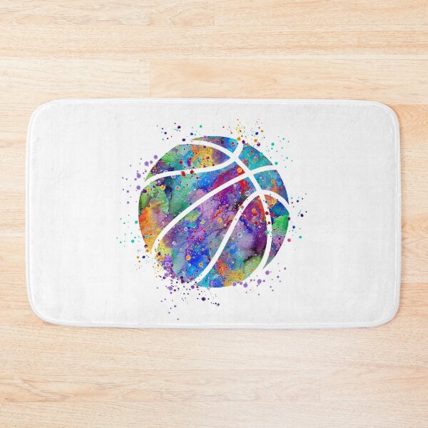 Item preview, Basketball Ball Colorful Watercolor designed and sold by LotusGifts.