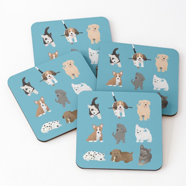 Item preview, puppies (blue) designed and sold by tandemsy.