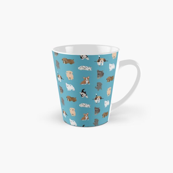 puppies (blue) Tall Mug