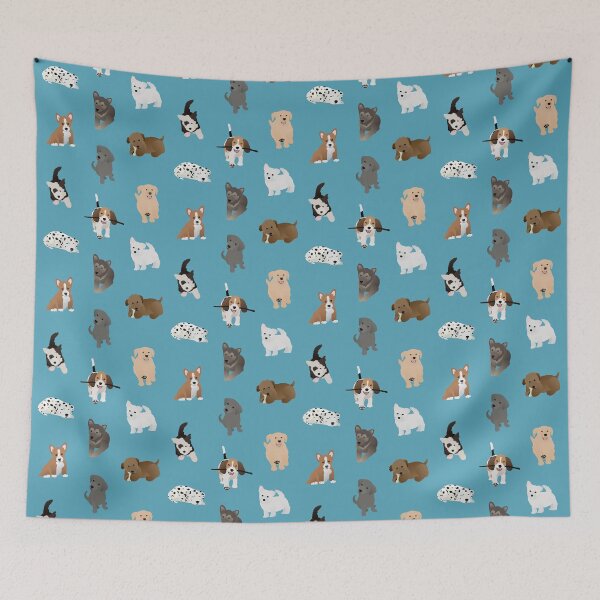 Item preview, puppies (blue) designed and sold by tandemsy.