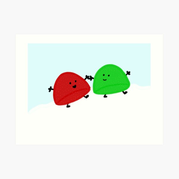 Gumdrop Friends Art Print