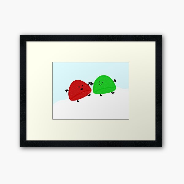 Gumdrop Friends Framed Art Print