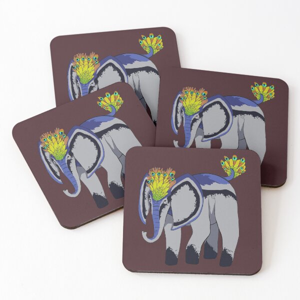 Item preview, Elephant Peacock :: Imaginary Creatures designed and sold by Platinumfrog.