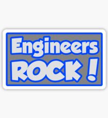 Engineers Rock! Sticker