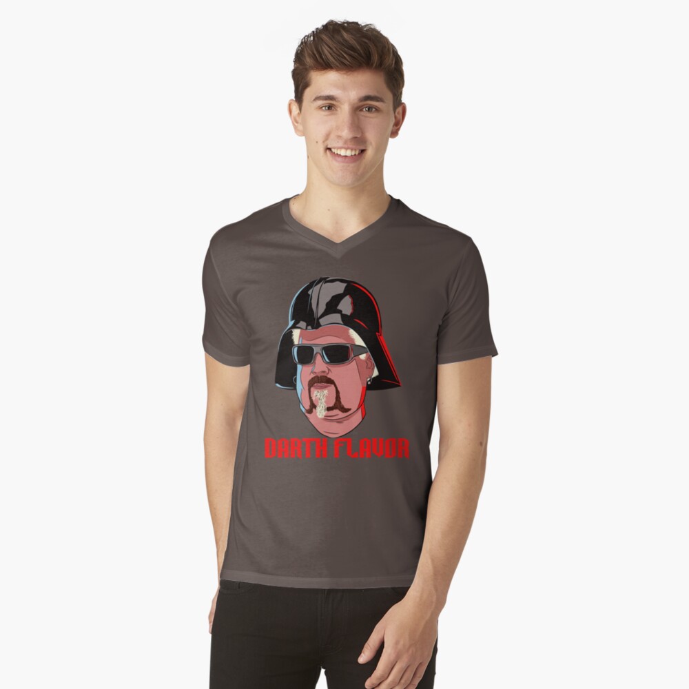 Vista previa del artículo con la obra «Camiseta de cuello en V», diseñado y vendido por Jnissley.