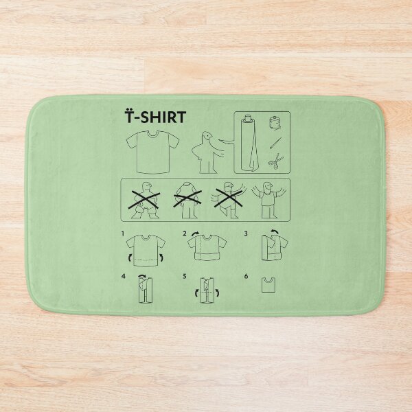 Item preview, How To Fold A T-Shirt designed and sold by ChuArts.