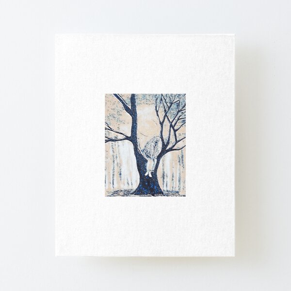 Rusalka on tree Canvas Mounted Print