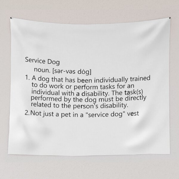 Item preview, Service Dog Definition designed and sold by Kate_Create.