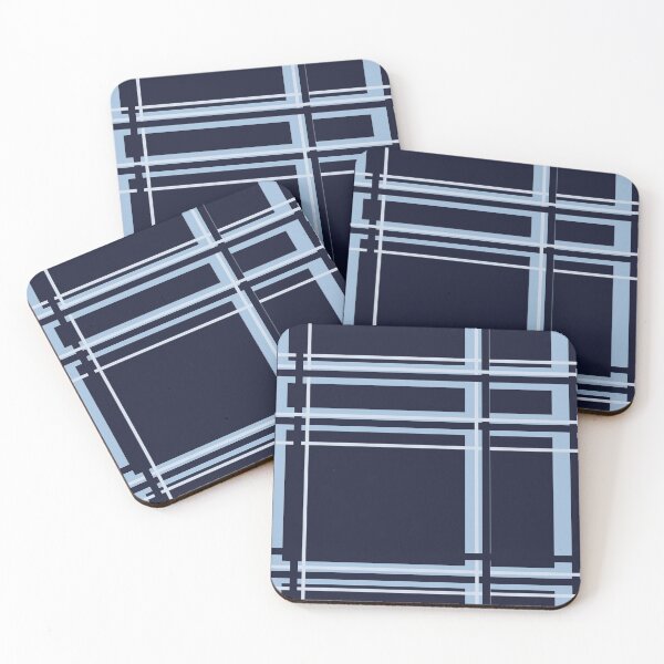 Item preview, Diseño de bloqueo de color de cuadros azules por Courtney Hatcher designed and sold by cghatcherart.