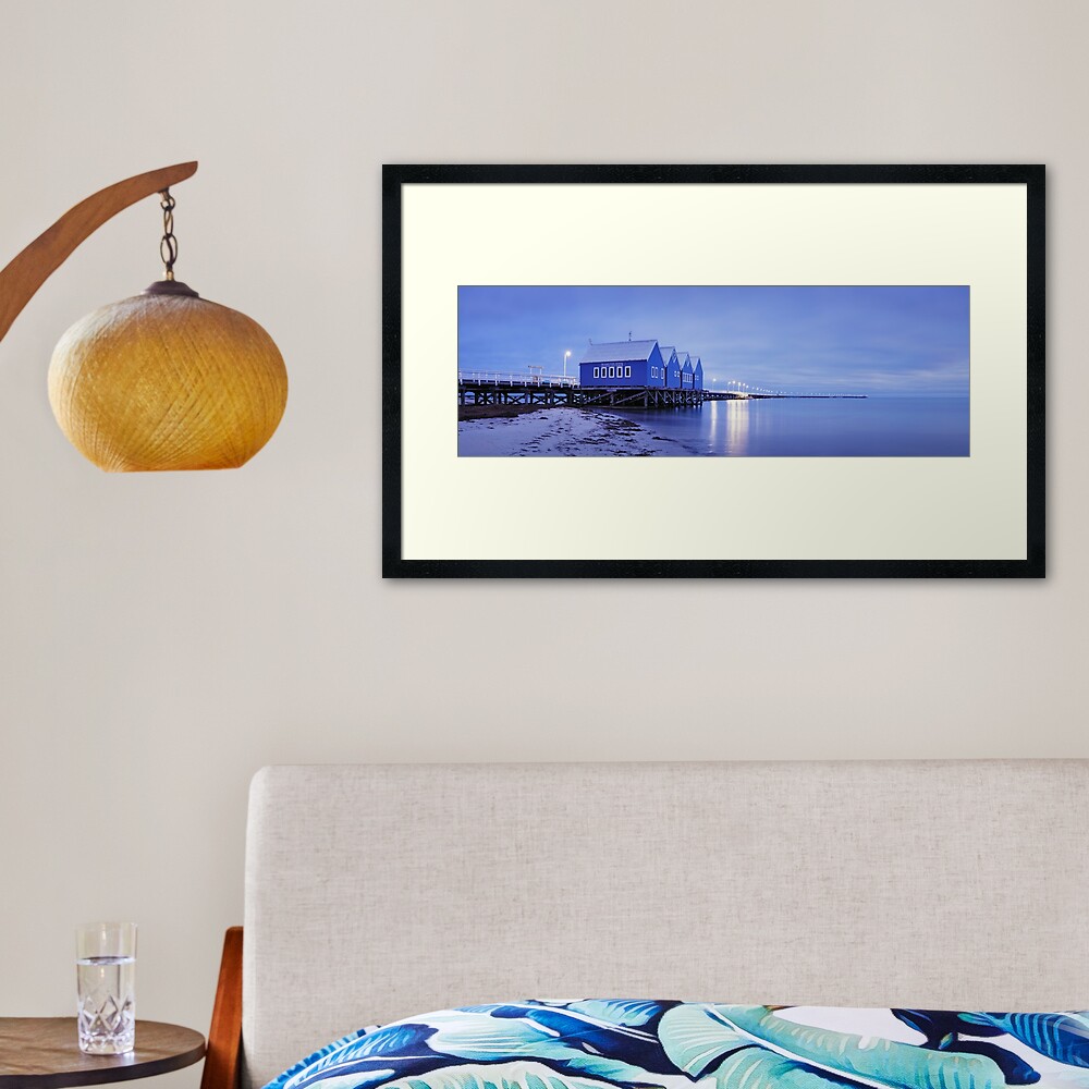 Busselton Jetty, Western Australia Framed Art Print