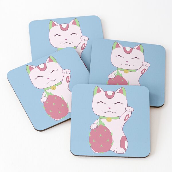 Item preview, Dragon fruit maneki-neko designed and sold by Sean Haynes.