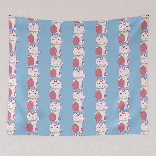 Item preview, Dragon fruit maneki-neko designed and sold by Sean Haynes.