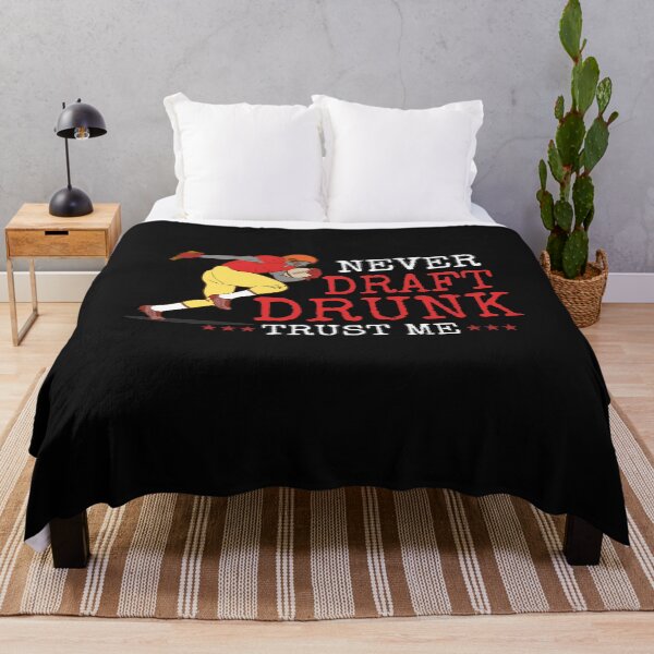 Item preview, Never Draft Drunk - Fantasy Football Draft Party designed and sold by GnarlyGatorTees.