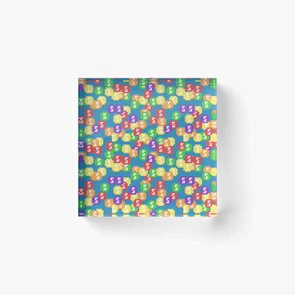 Item preview, Pixel skittle pattern designed and sold by Sean Haynes.
