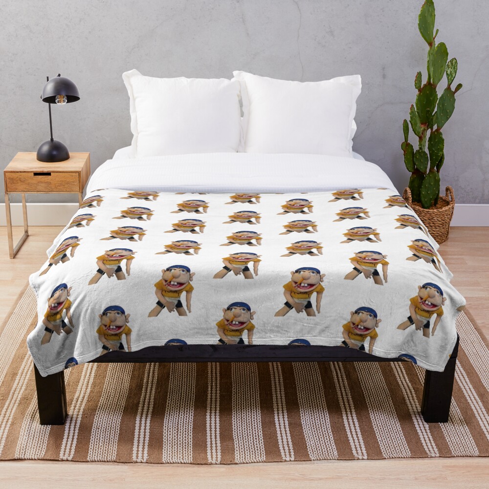 "SML Jeffy" Throw Blanket by masoncarr2244 Redbubble