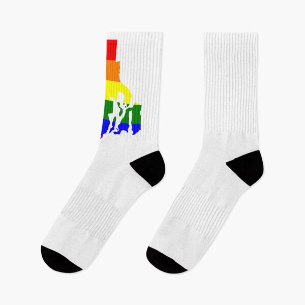 Item preview, Gay Pride LGBT Love Rainbow T Shirt - Rhode Island Rainbow Flag designed and sold by SolarFlair Designs.