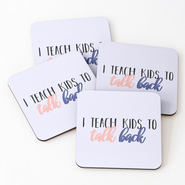 Item preview, I teach kids to talk back designed and sold by bathwater.