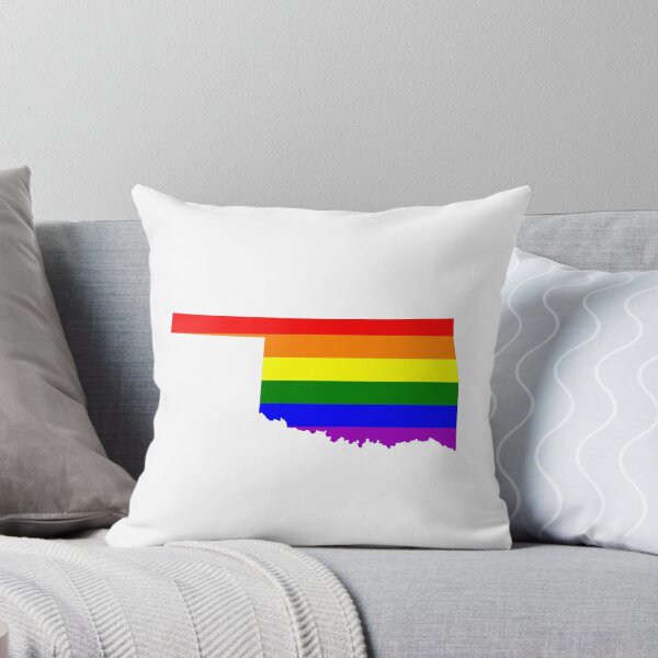 Item preview, Gay Pride LGBT Love Rainbow T Shirt - Oklahoma Rainbow Flag designed and sold by SolarFlair Designs.