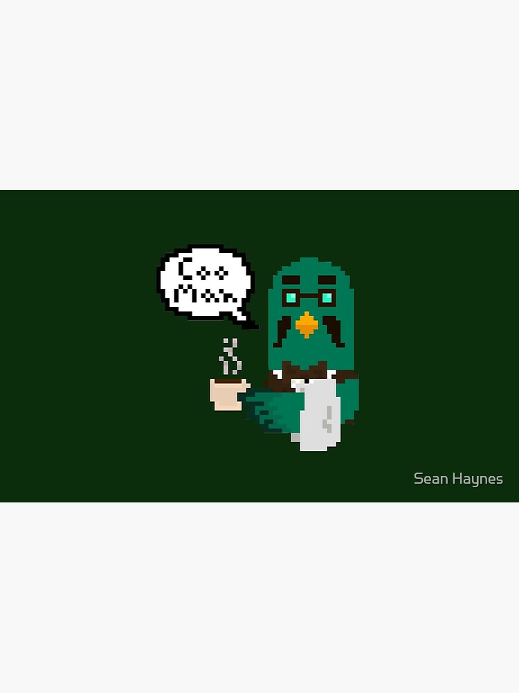 "Coo Man" Brewster pixel art (Animal Crossing) by sarahhaynes
