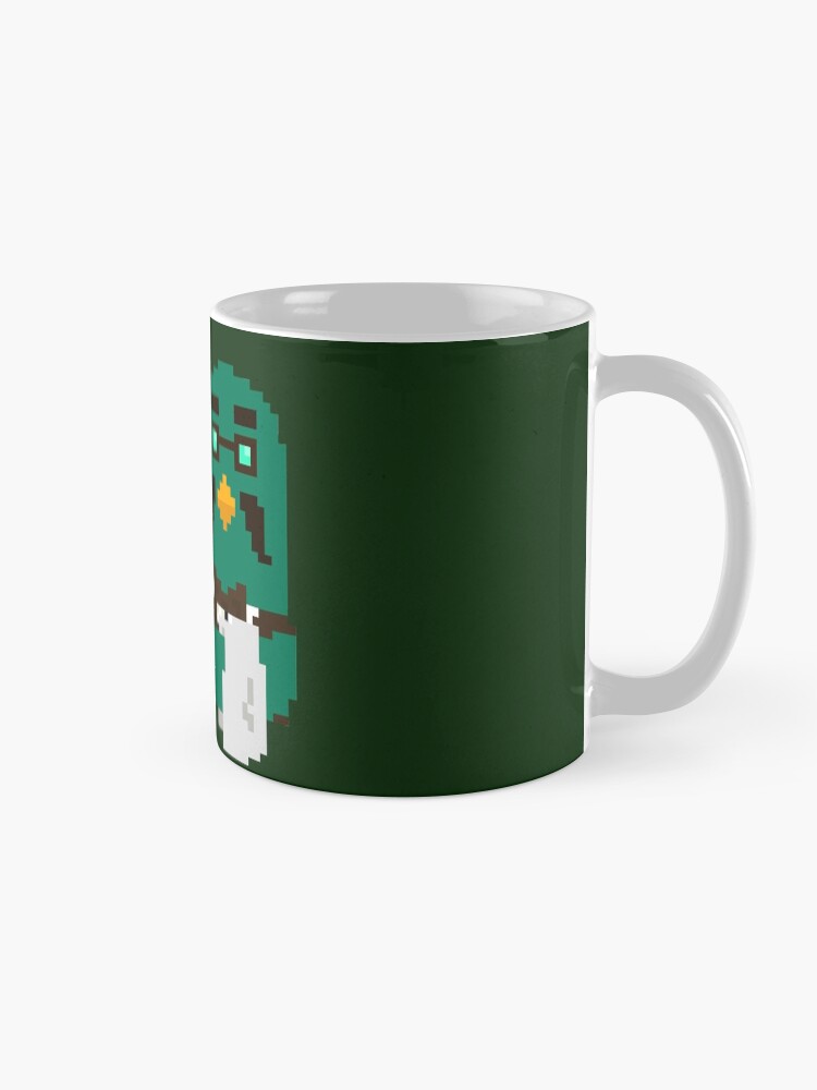 Alternate view of "Coo Man" Brewster pixel art (Animal Crossing) Mug