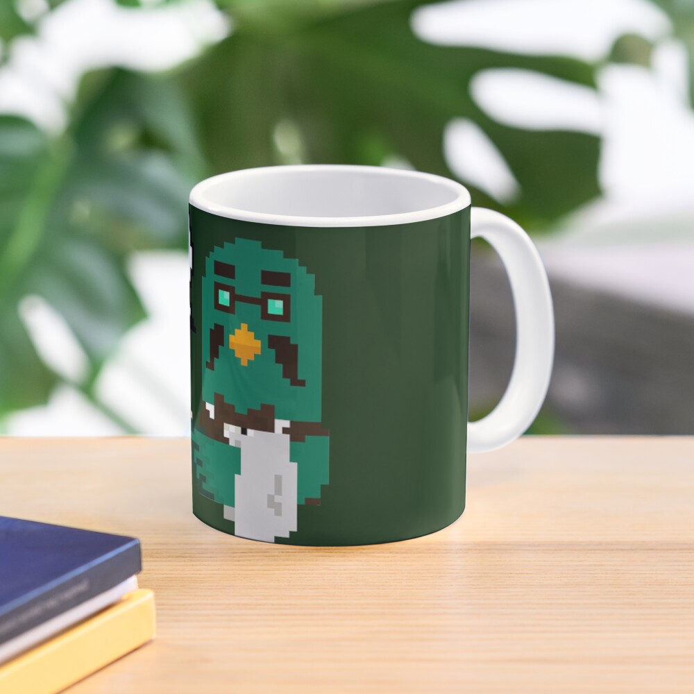 "Coo Man" Brewster pixel art (Animal Crossing) Mug