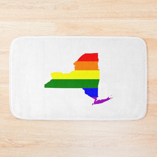 Item preview, Gay Pride LGBT Love Rainbow T Shirt - New York Rainbow Flag designed and sold by SolarFlair Designs.