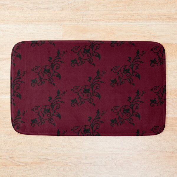 Item preview, PATTERN 11 ON DARK SCARLET designed and sold by PetsandBeyond.