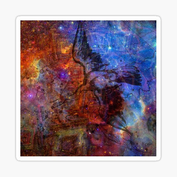 When The Stars Are Right - The North America Nebula in Cygnus Sticker